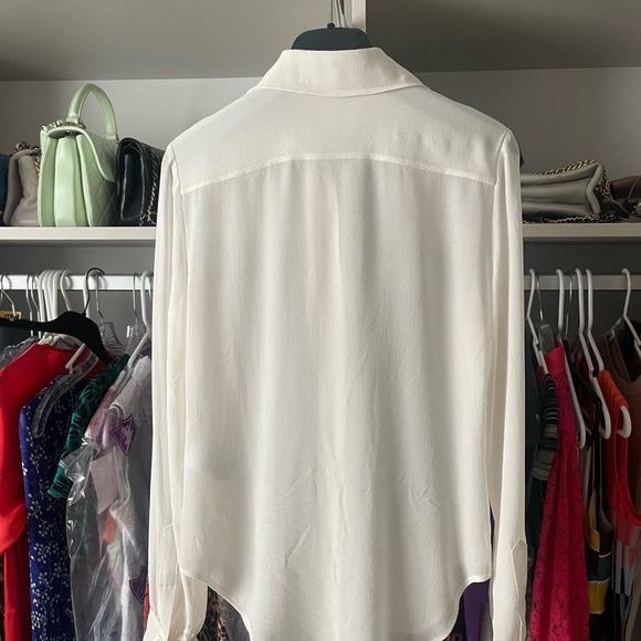 40% OFF! NEW classic silk blouse with leopard print silk bow tie brooch - Picture 3 of 8